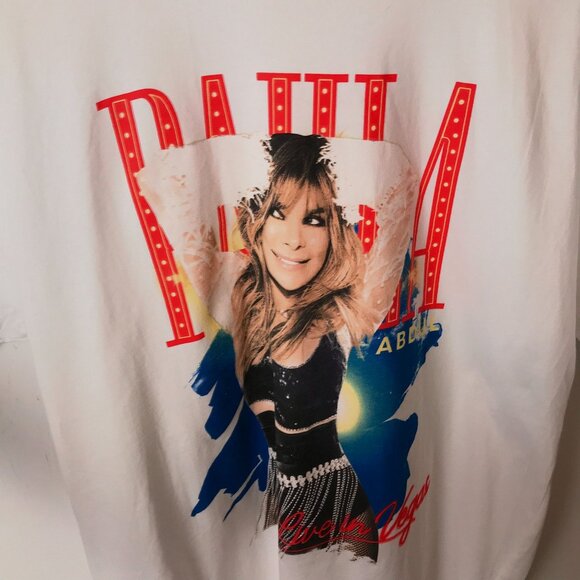 Paula Abdul T Shirt Rap Tee Graphic White Large L - Picture 13 of 13